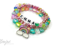 Personalized rainbow bracelets - How to make
