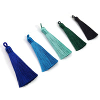 1 Silky tassel 80mm long, Choose your colors, High Quality
