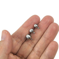 5 perles d'espacement bélières en acier inoxydable