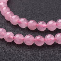 Perles Naturelles en Quartz Rose