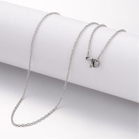 1 Fine cable stainless steel chain necklace 1.5mm