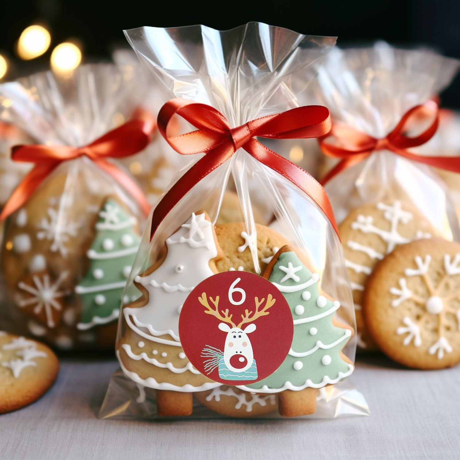 Whimsical Christmas Advent Countdown Stickers