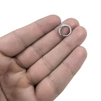 10pcs (5 pairs) Stainless Round Lever Back Hoop earring hooks, Hypoallergenic