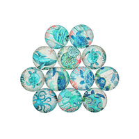 Faune océanique - Ensemble de 20 cabochons variés