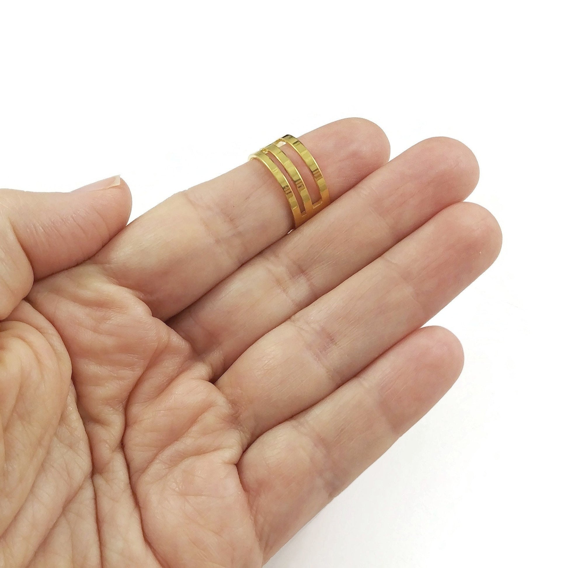 1 Outil pour ouvrir et fermer les anneaux, bague en laiton