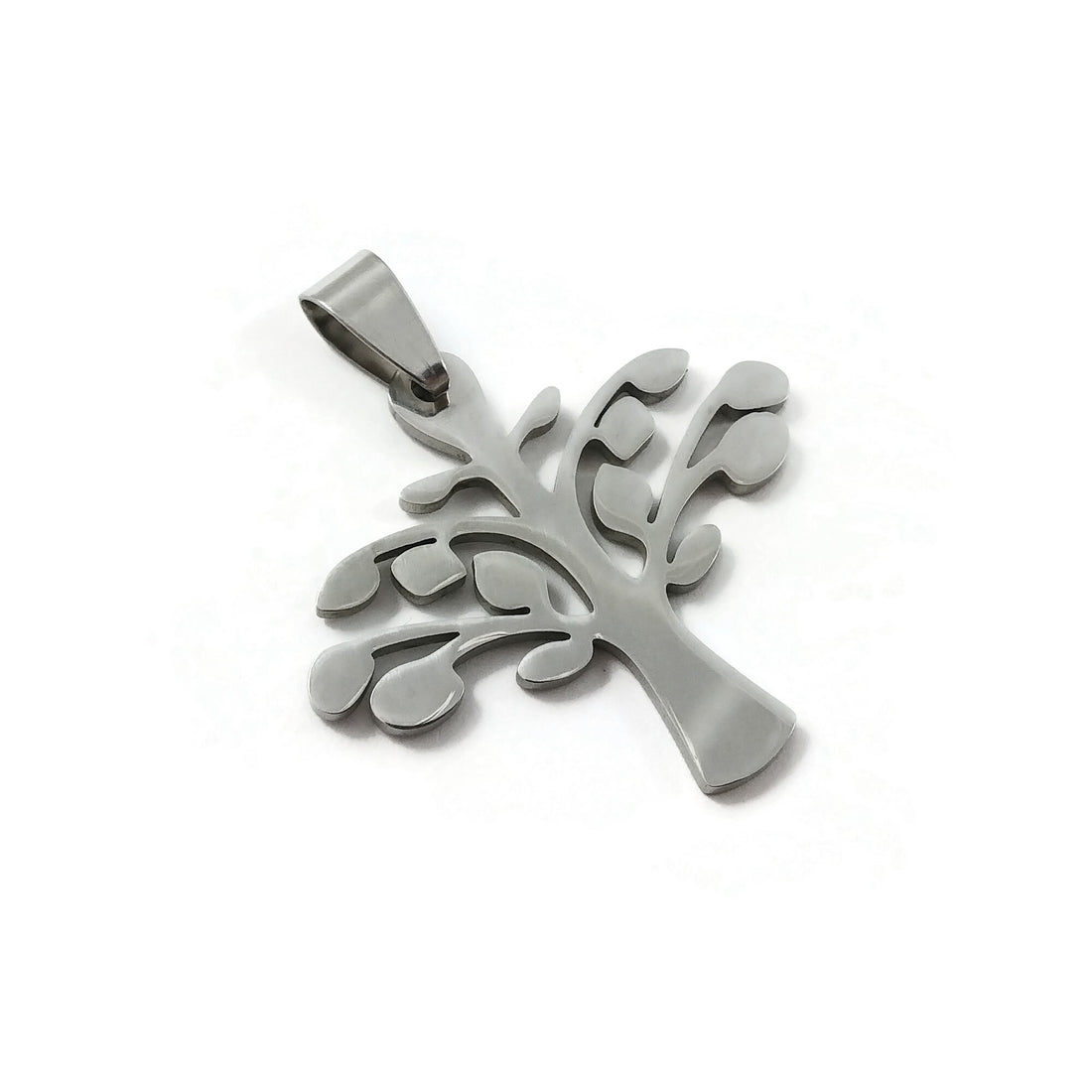 Tree pendant stainless steel DIY necklace pendant