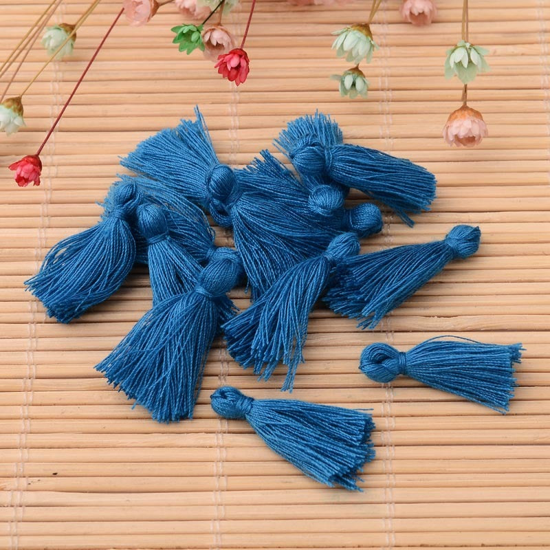 10 Boho Cotton Tassel 25-30mm long - Choose your colors