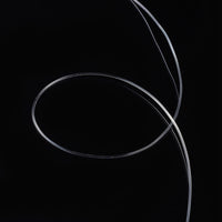 Cordon élastique, cordon extensible pour bracelets, fil à perler transparent et noir