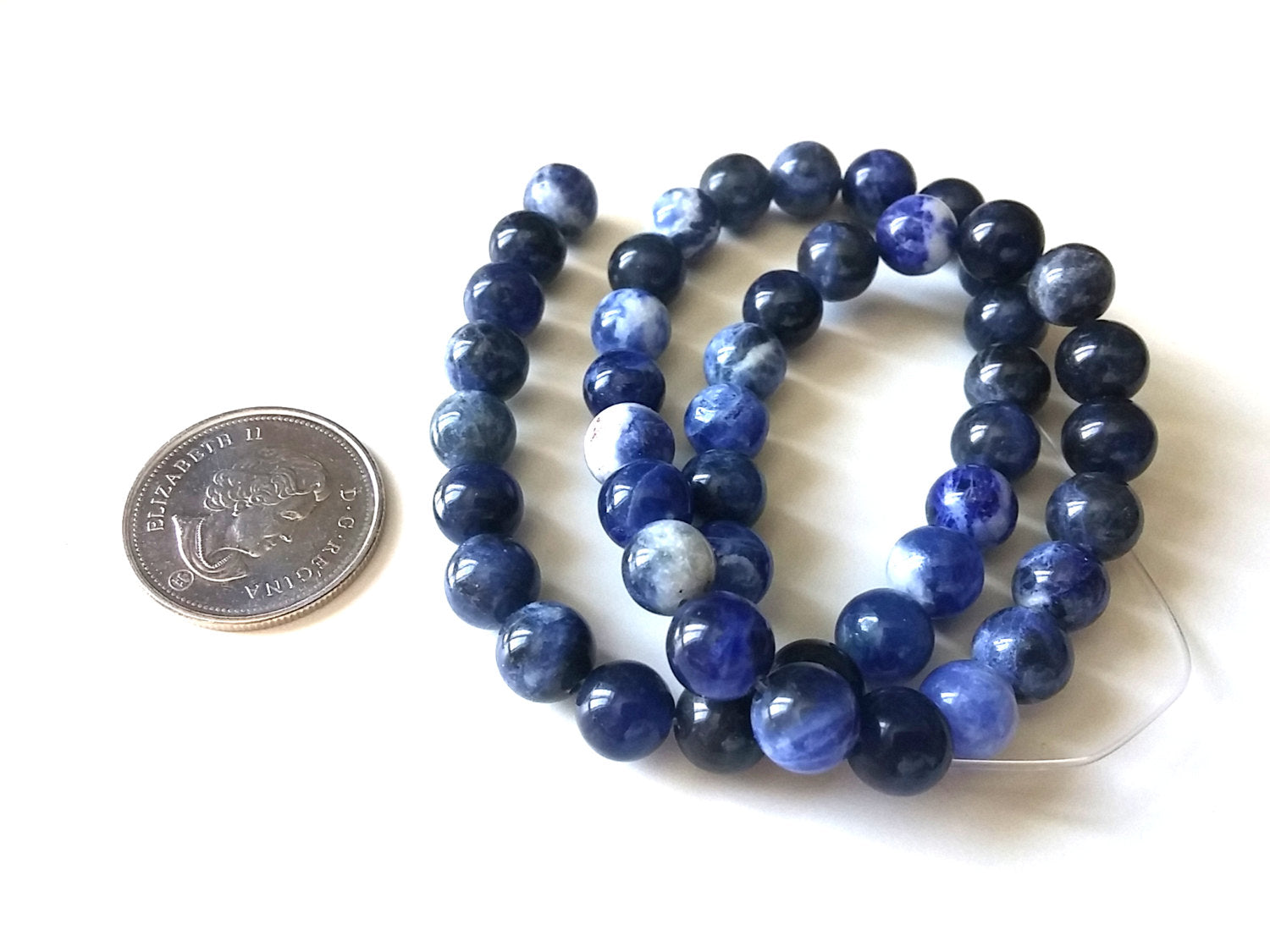 Natural Blue Sodalite Stone Beads Strands 4, 6 or 8mm Round