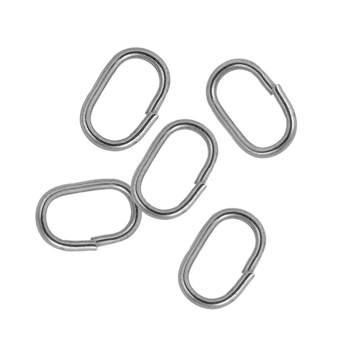 10 Stainless steel oval jump rings 7, 8 or 10mm