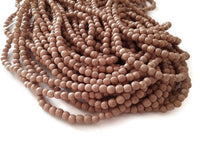 Rosewood beads 4, 5, 6, 8 or 10mm - Natural Mala Wooden Beads