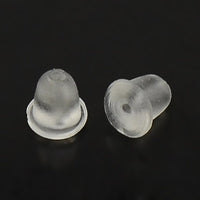 200 Plastic Barrel Bullet Style Ear Nut, 4x4mm