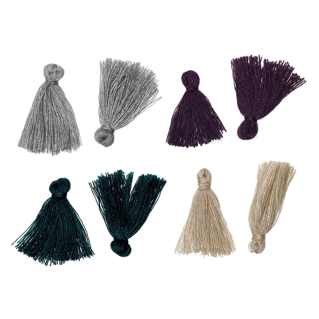 10 Boho Cotton Tassel 25-30mm long - Choose your colors