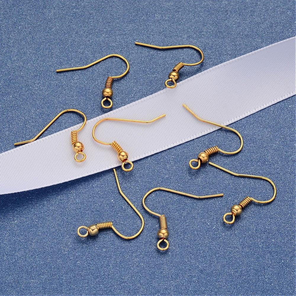 Earring hooks - Gold - Nickel free, lead free and cadmium free earwire