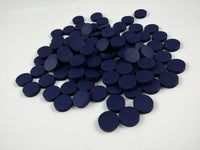 Wood Beads Flat Round 15mm - Choose your color