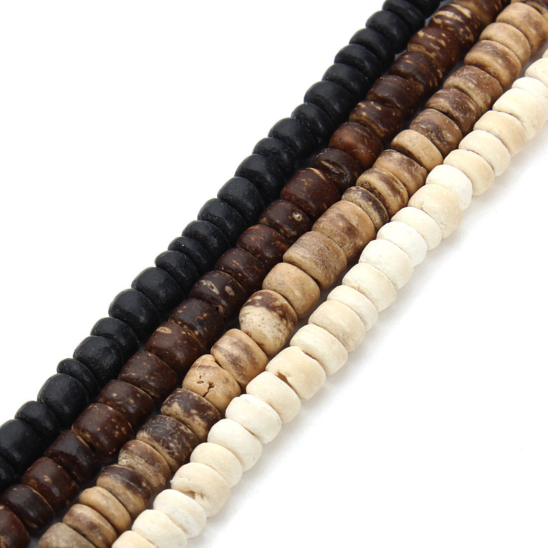 Coconut Wood Beads 5mm - 1 strand 38cm (15") 