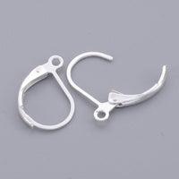 Lever back hoop earring hooks 10pcs (5 pairs) Nickel free, lead free and cadmium free