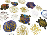 Mystic symbols PVC deco stickers