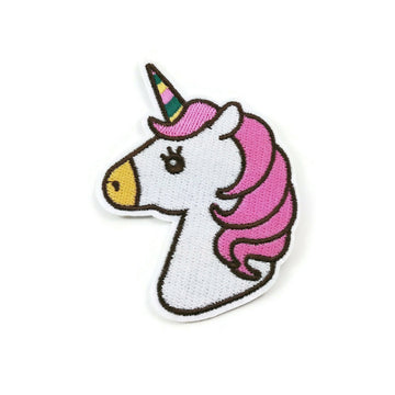 Big unicorn iron on patch, embroidered patch, sew on patch