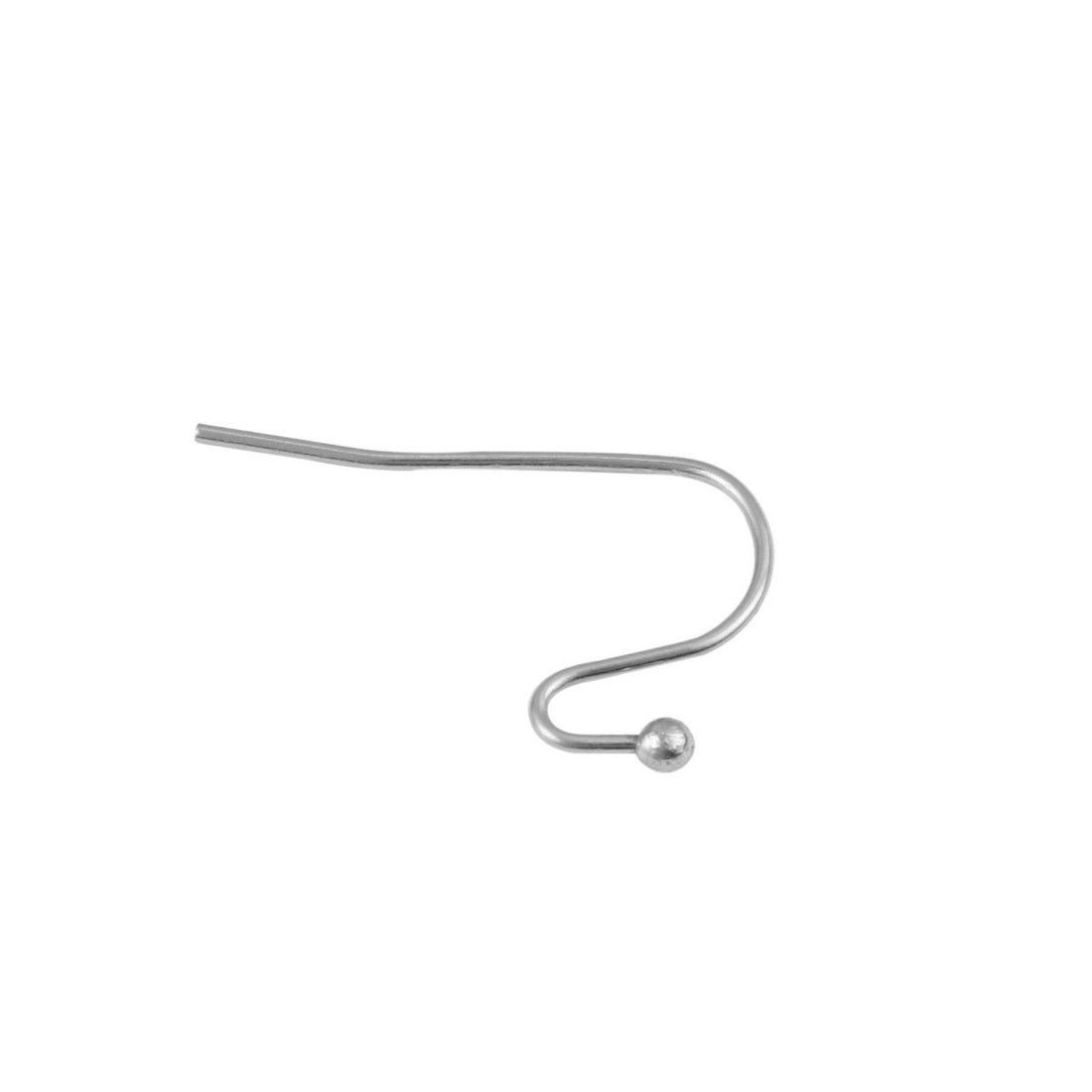 Stainless steel earring hooks 50 pcs (25 pairs) - Nickel free, lead free and cadmium free earwire