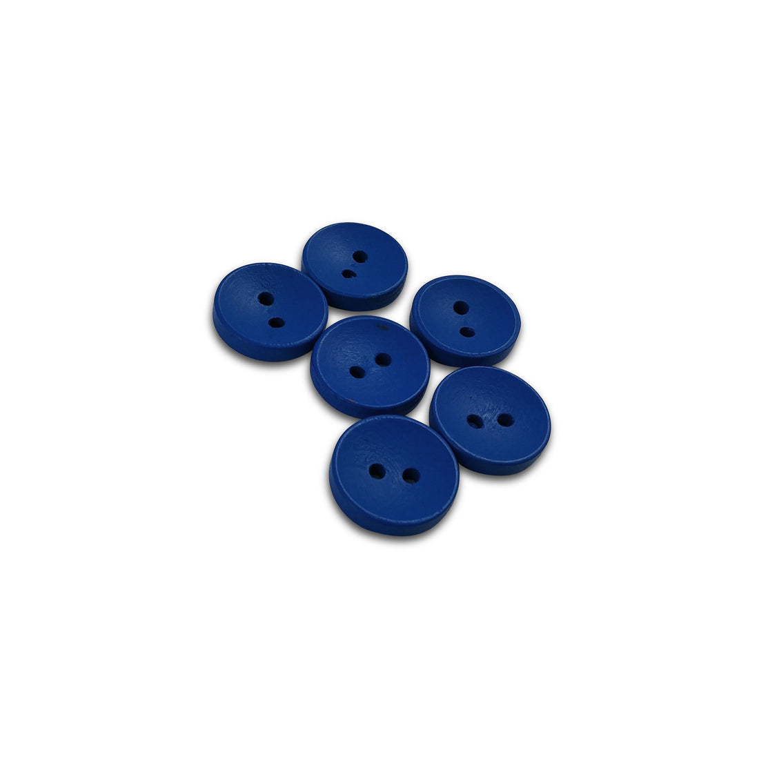 15mm wooden colorful buttons - Set of 6 wood button - Choose your color