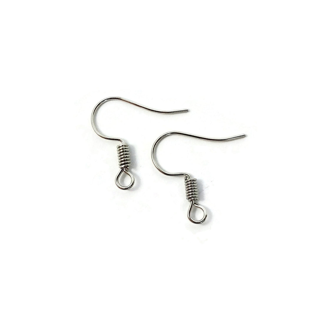 Earring hooks - Silver - Nickel free, lead free and cadmium free ear wire