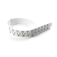 Reusable bracelet sizer, Adjustable multisizer tool, Flexible plastic wrist ruler