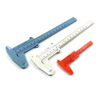 Plastic Vernier Caliper, Jewelry beads gauge measuring tool, Metric imperial scale ruler