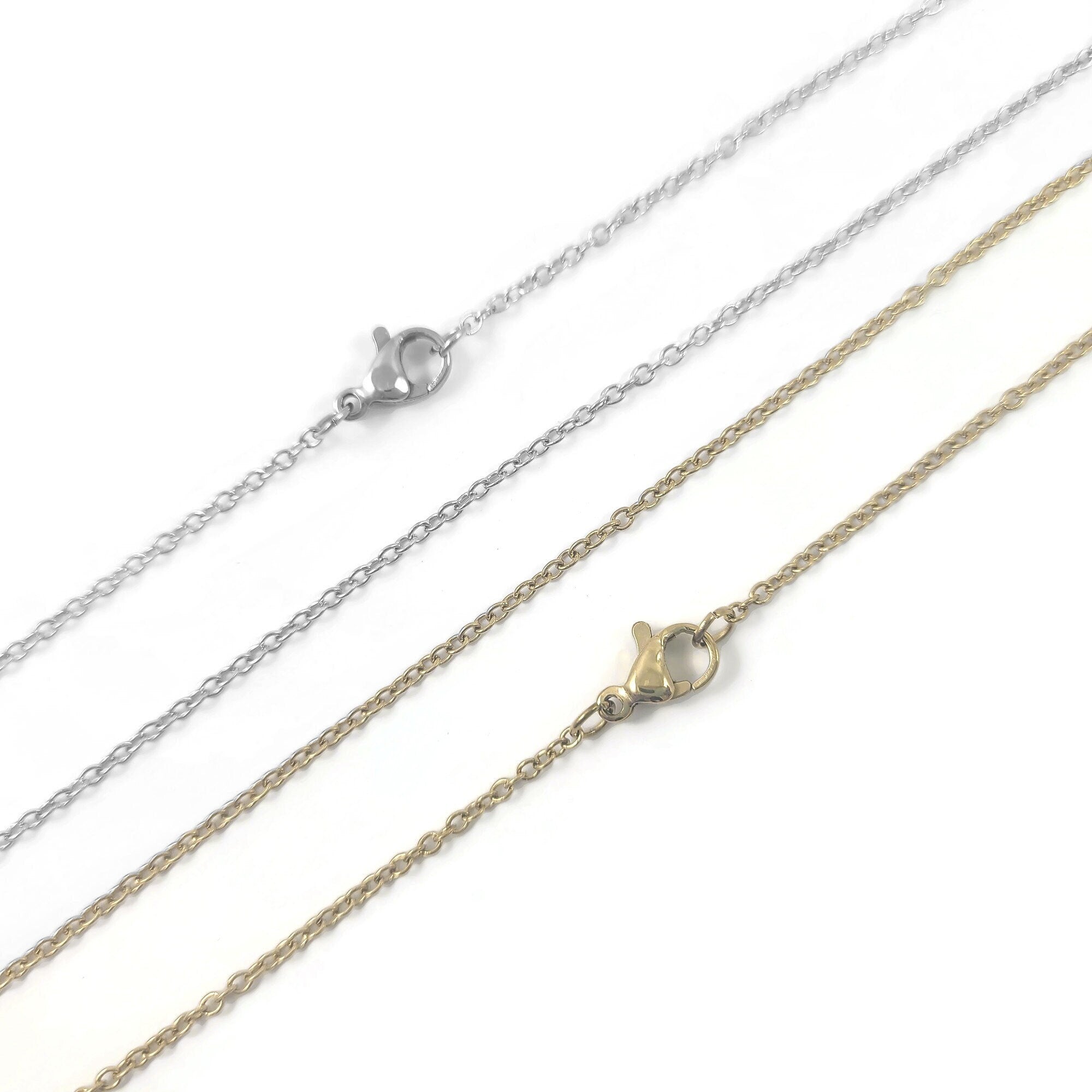 Necklace Chain Jewelry Making Gold Plated