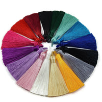 Big silky tassel 80mm long, Choose your colors, High Quality, Bulk or by unit