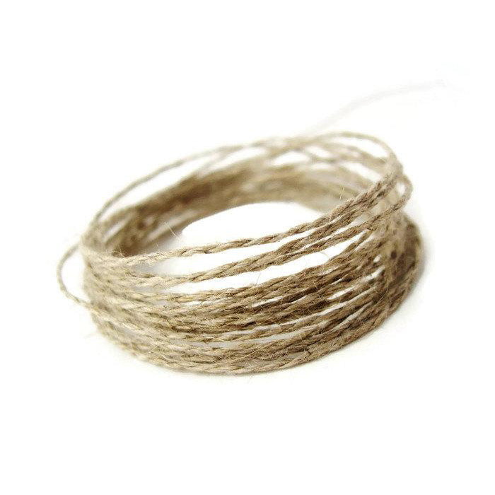 Corde en lin naturel - 10m