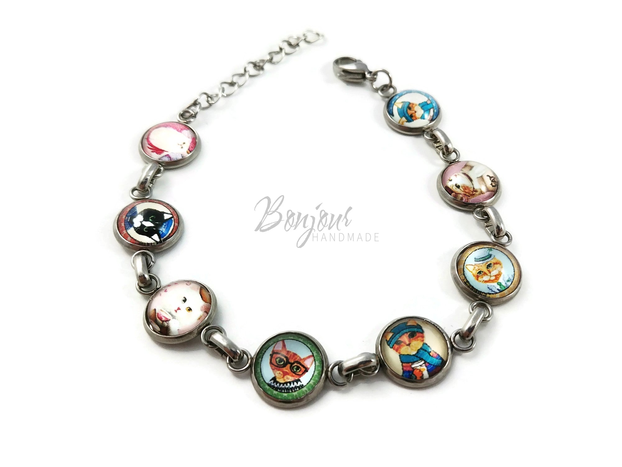 A cute cat bracelet - Fast and easy DIY jewelry