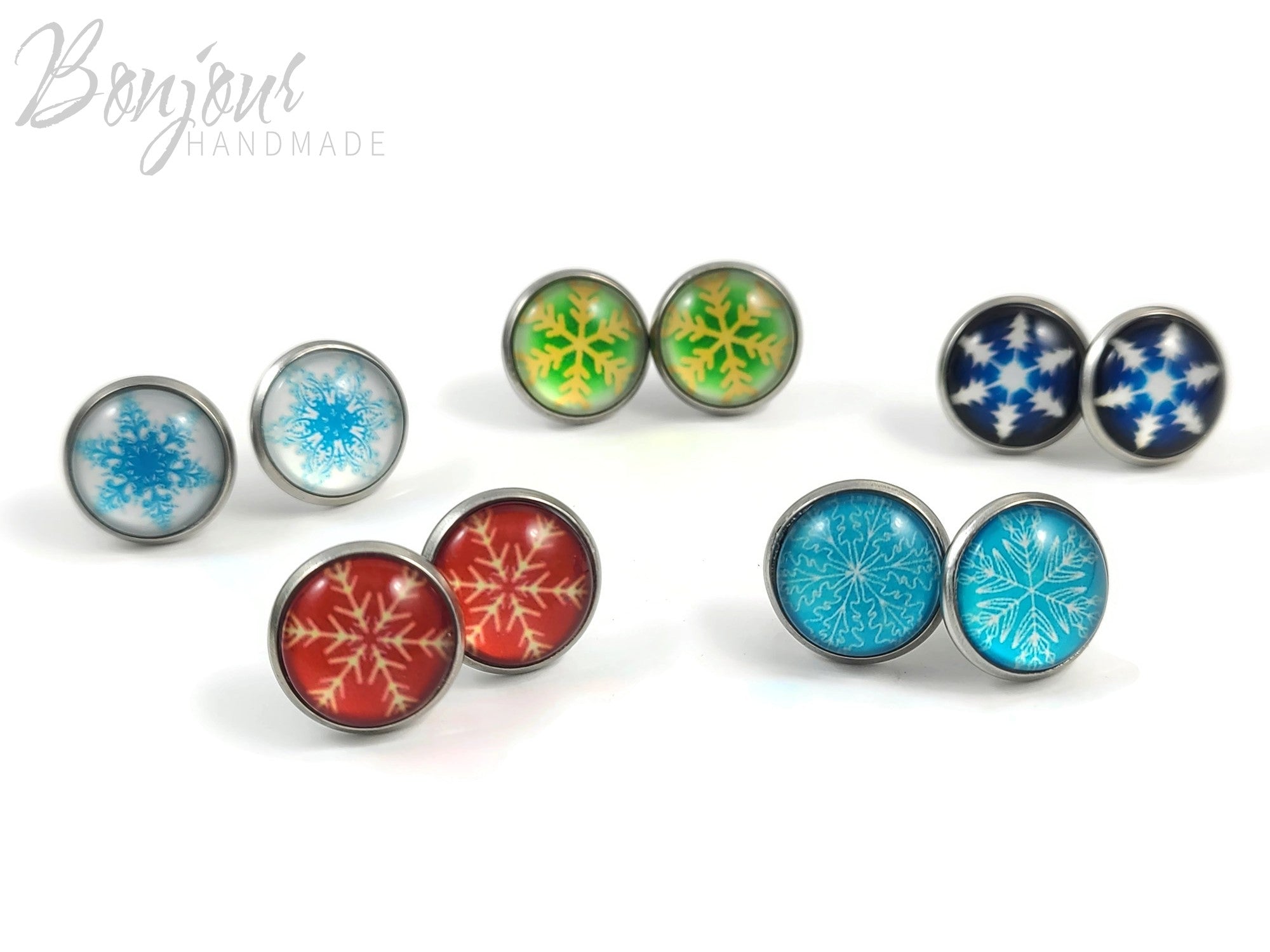 DIY Christmas Earrings - Gift ideas on a budget