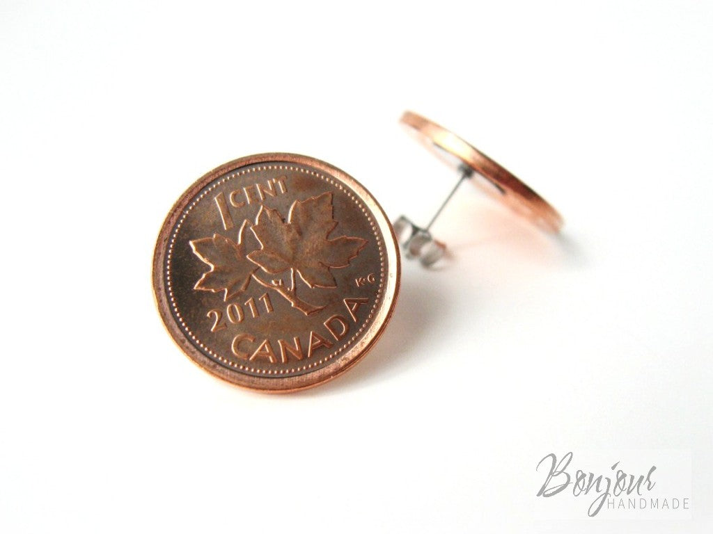 Easy DIY coin earrings - Fun jewelry making gift ideas