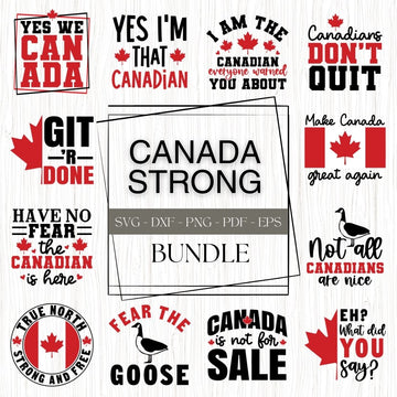 Canada Strong SVG