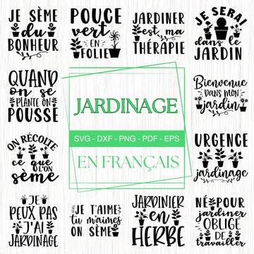 French Gardening SVG
