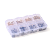 Kit pour la fabrication de boucles d'oreille, Clous et stoppeurs en acier inoxydable