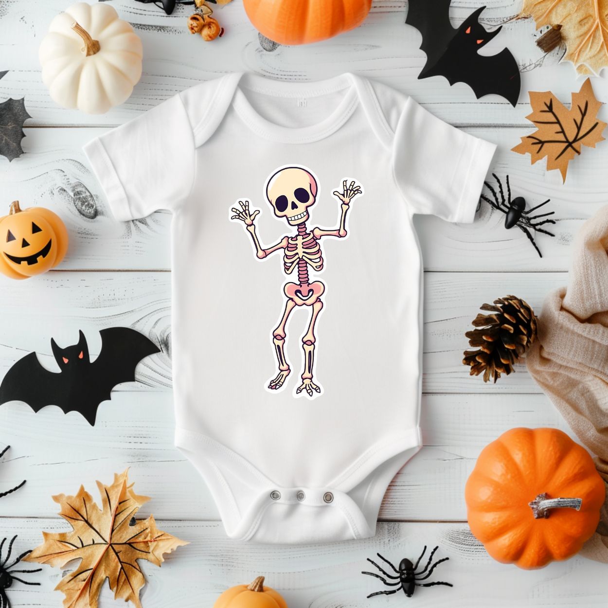 Halloween - Lot de 12 mignons autocollants PNG