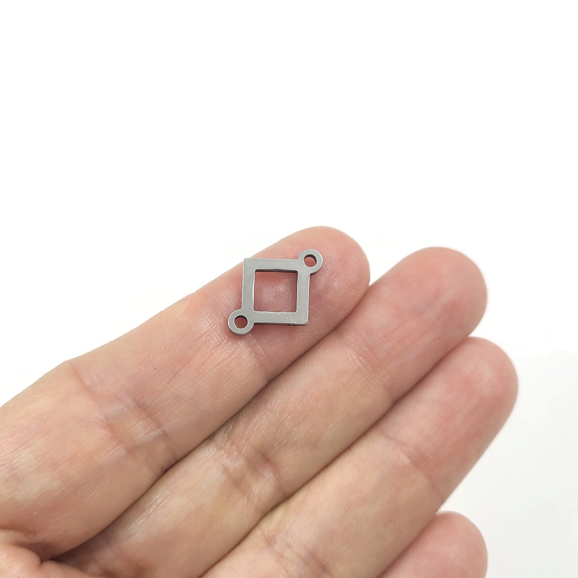 Connecteurs carrés en acier inoxydable 12 x 16mm