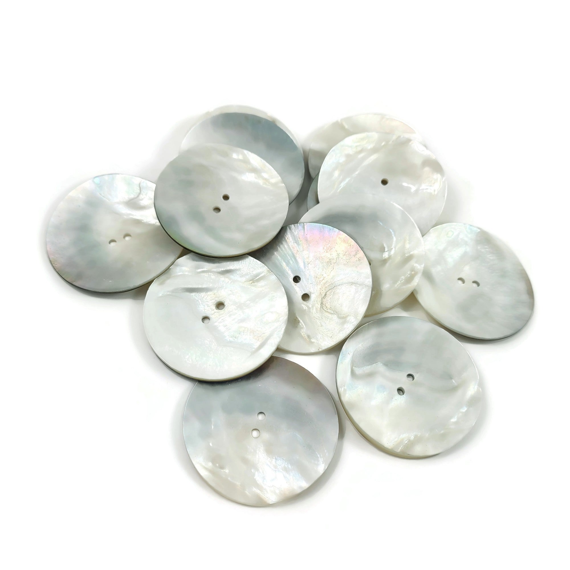 2 inches big mother of pearl shell button 5cm