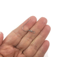 50 Stainless steel fishhook ear wires