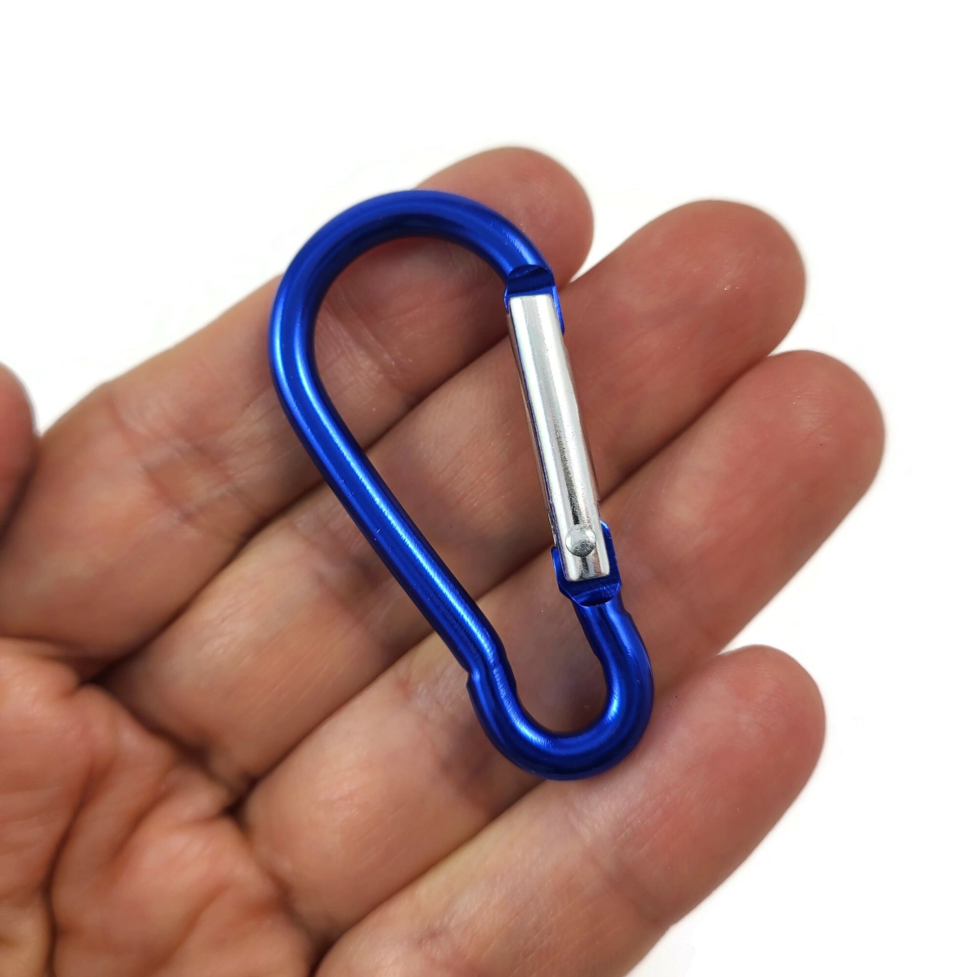 1 Colorful aluminum carabiner 2 inches