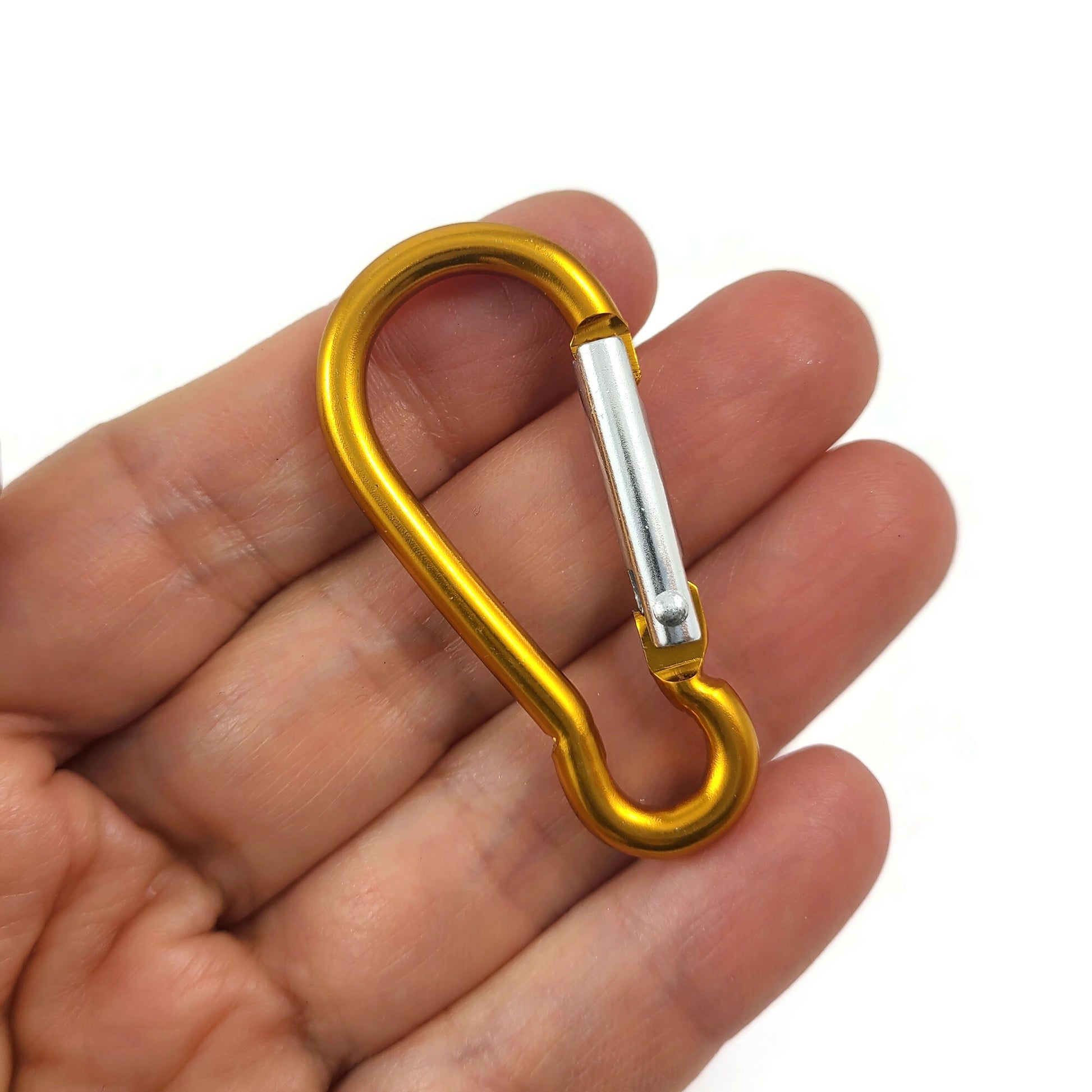 1 Colorful aluminum carabiner 2 inches