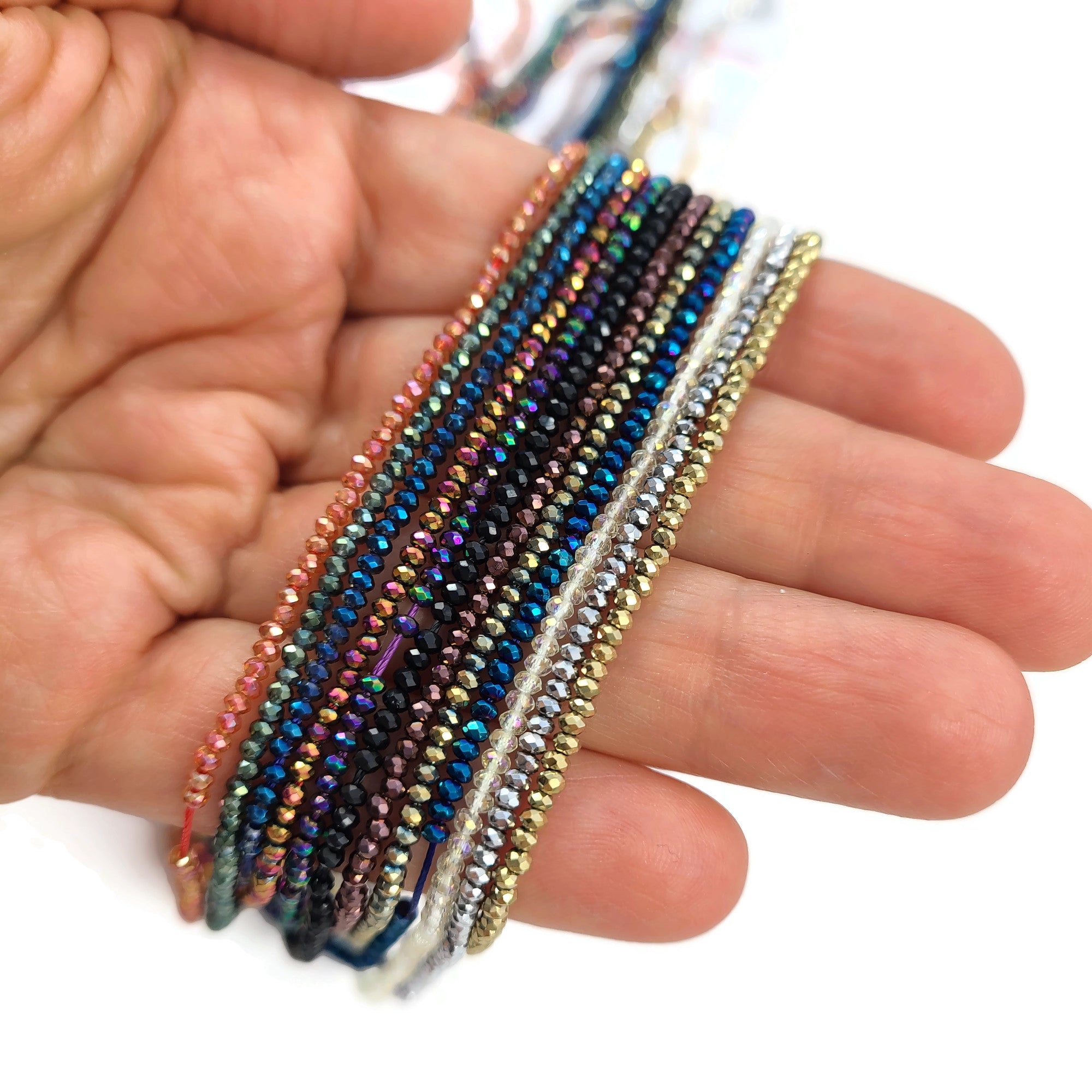 Thin beads for jewelry making discount