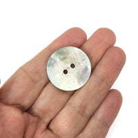 Natural agoya shell buttons, 6 sizes available, Raw pearl sewing buttons