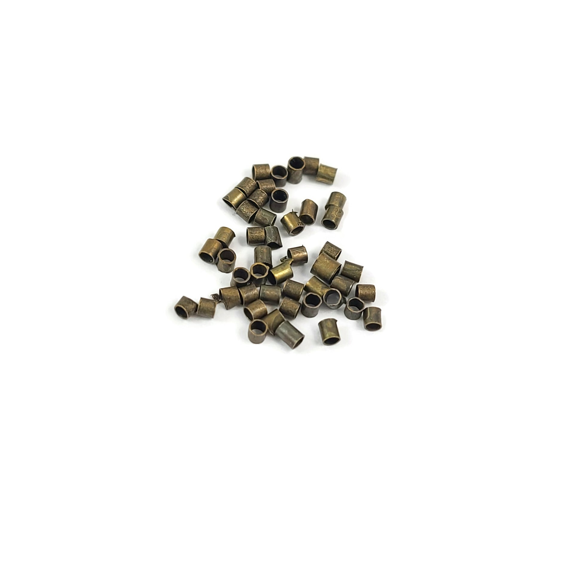 50 crimp tube beads - 3 sizes available