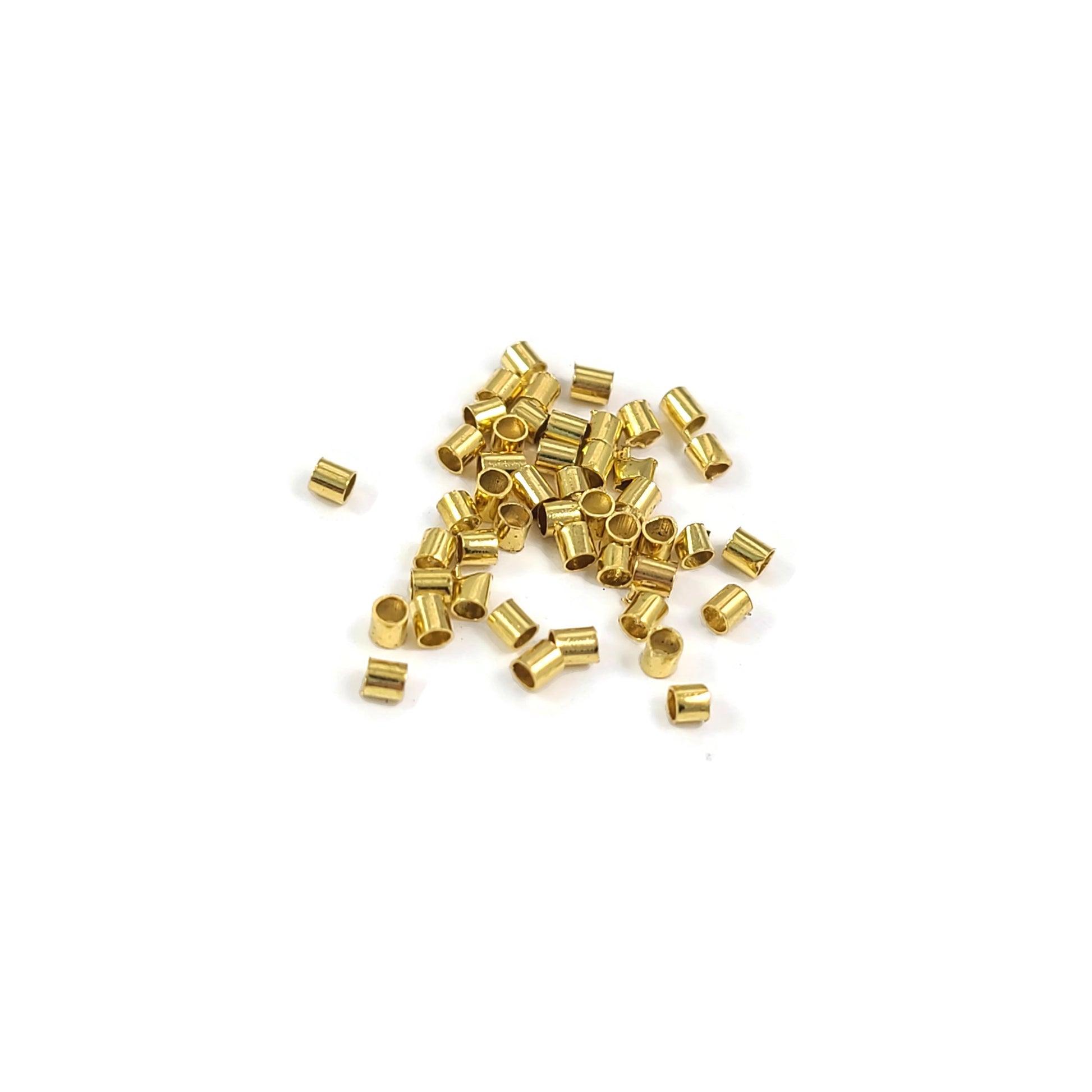 50 crimp tube beads - 3 sizes available