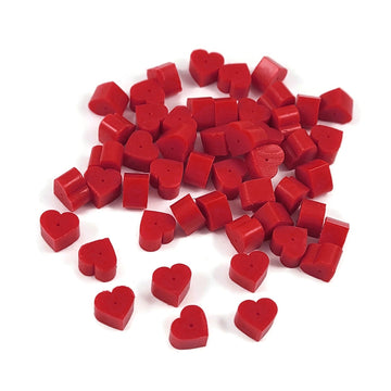 50 silicone heart earring backs