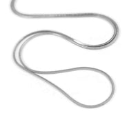 1 Stainless steel fine snake chain necklace 0.9mm