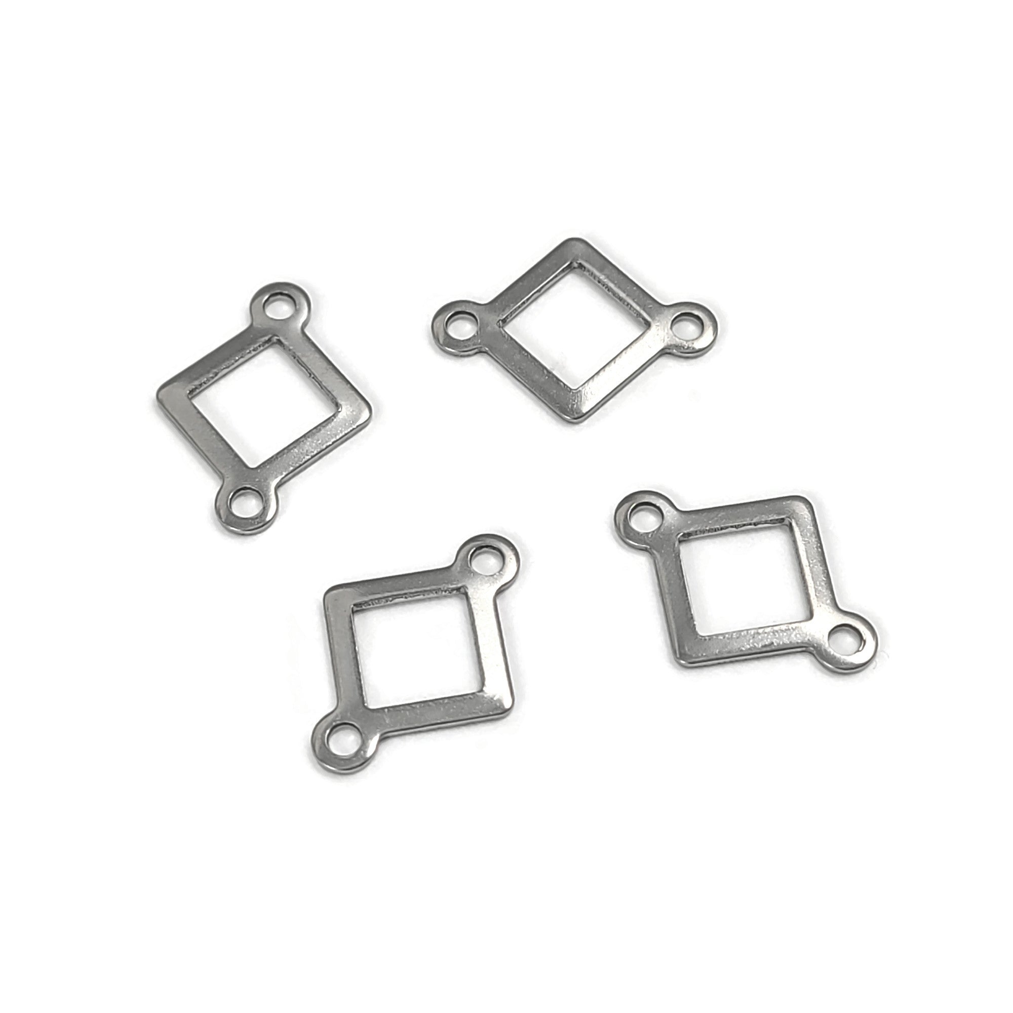 Connecteurs carrés en acier inoxydable 12 x 16mm